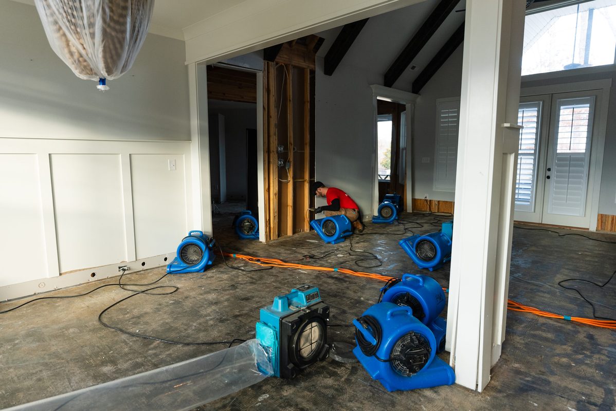 Water pump equipment on site
